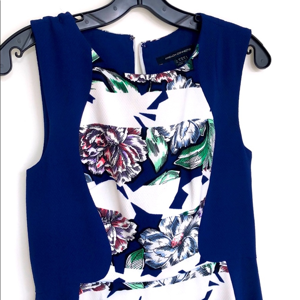 French Connection navy a-line dress